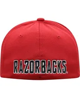 Men's Top of The World Cardinal Arkansas Razorbacks Reflex Logo Flex Hat