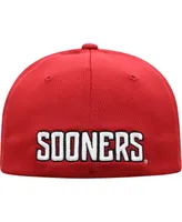 Men's Top of the World Crimson Oklahoma Sooners Reflex Logo Flex Hat