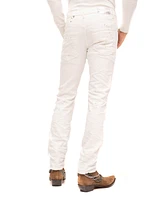 Ron Tomson Men's Modern Painted Denim Jeans