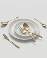 Cambridge Silversmiths Beacon Gold Satin 45-Piece Flatware Set, Service for 8