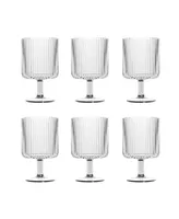 TarHong Mesa Stacking Goblet Premium Acrylic Goblet Glasses