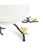 Butterfly Ginkgo Cake Stand with Dome