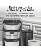 Hamilton Beach The Scoop Single-Serve Coffee Maker with Removable Reservoir