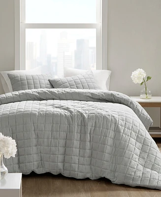 N Natori Cocoon Quilt Top 3-Pc. Duvet Cover Set