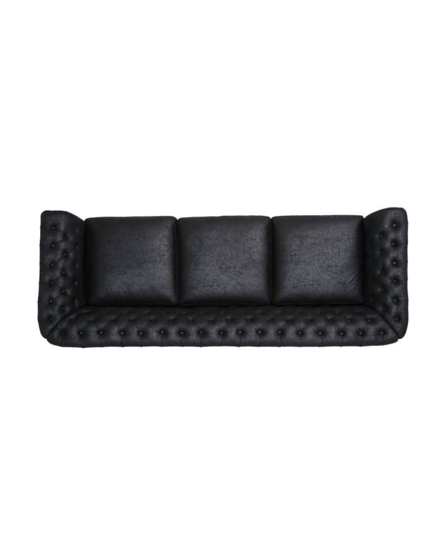 Somerville Chesterfield Tufted Sofa with Scroll Arms