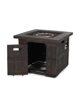 Finethy Outdoor Square Fire Pit