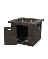 Finethy Outdoor Square Fire Pit