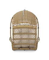 Greystone Outdoor and Indoor Wicker Hanging Chair