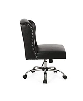 Bergen Contemporary Wingback Swivel Office Chair