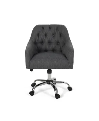 Barbour Tufted Home Office Chair with Swivel Base