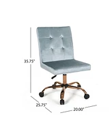 Centennial Glam Tufted Home Office Chair with Swivel Base