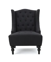 Toddman High-Back Fabric Club Chair