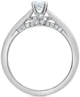 Diamond Engagement Ring (1/2 ct. t.w.) in 14k White Gold