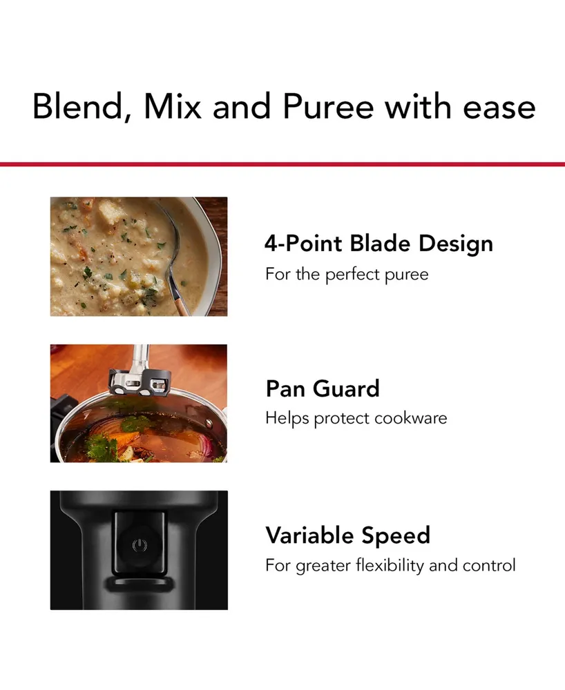 KitchenAid Cordless Variable-Speed Hand Blender, KHBBV53