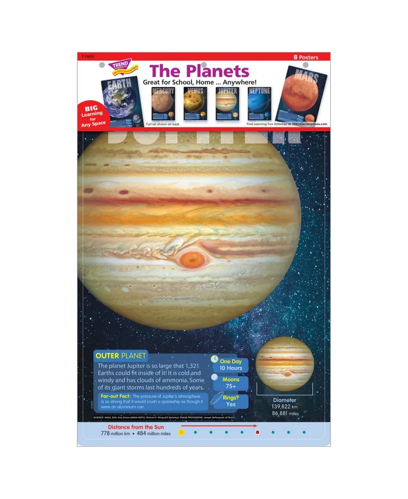 Trend Enterprises The Planets Learning Set, 8 Pieces