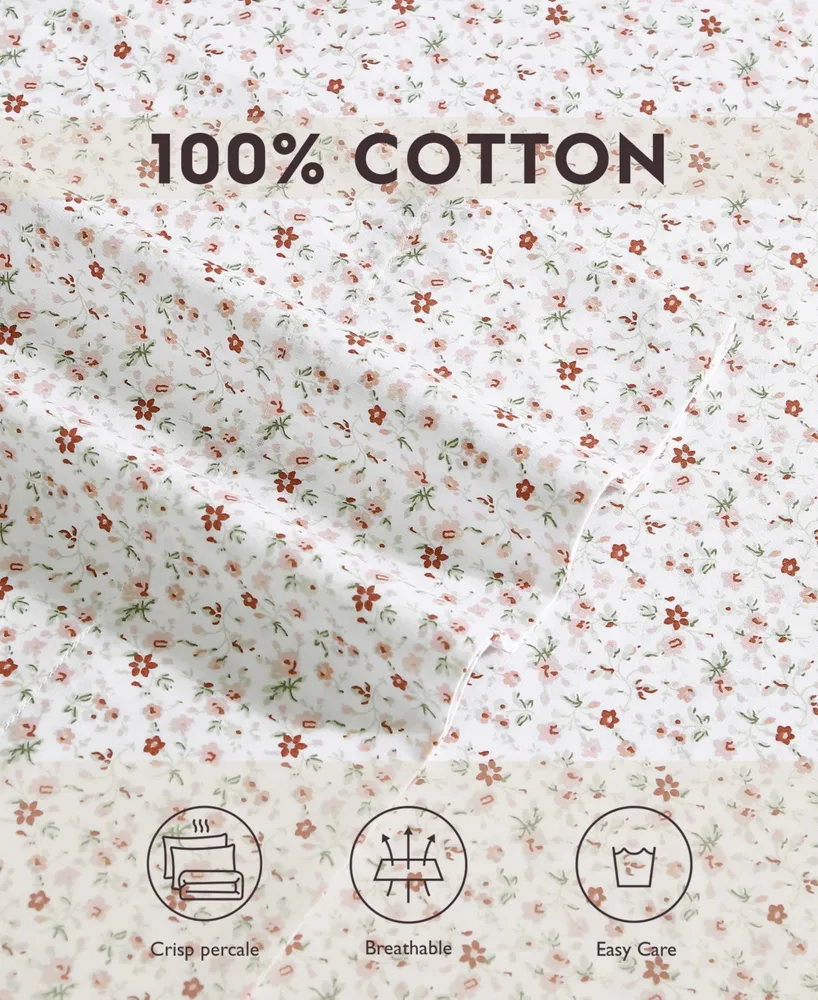Laura Ashley Evie Cotton Sateen Standard Pillowcase Pair