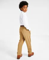 Nautica Big Boys Stretch Woven Shirt Flat Front Performance Pants Separates