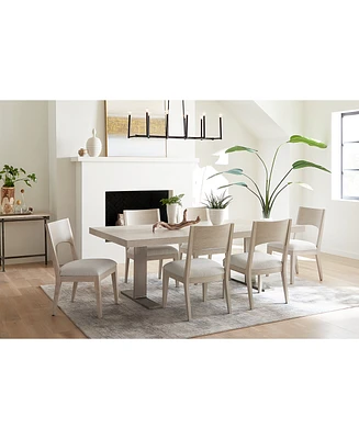 Solaria 7pc Dining Set (Rectangular Table & 6 Side Chairs)