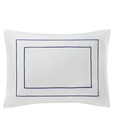 Nautica Alden White Embroidered -Piece Duvet Cover Set