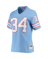 Women's Mitchell & Ness Earl Campbell Light Blue Houston Oilers 1980 Legacy Replica Jersey