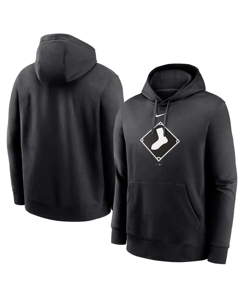 Men's Nike Black Chicago White Sox Alternate Logo Club Pullover Hoodie