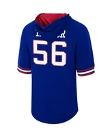 Men's Mitchell & Ness Lawrence Taylor Royal New York Giants Retired Player Mesh Name and Number Hoodie T-shirt