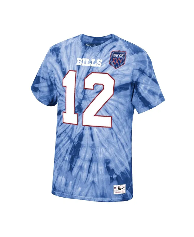 Men's Mitchell & Ness Jim Kelly White Buffalo Bills Retired Player Name Number Mesh Top Size: Small