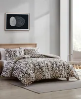 Kenneth Cole New York Abstract Leopard Duvet Cover Set Collection