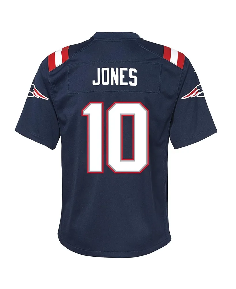Big Boys Nike Mac Jones Navy New England Patriots 2021 Nfl Draft First Round Pick Game Jersey