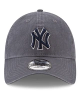 Men's New Era Graphite New York Yankees Fashion Core Classic 9TWENTY Adjustable Hat