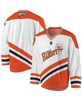 Men's White, Orange Buffalo Bandits Replica Jersey