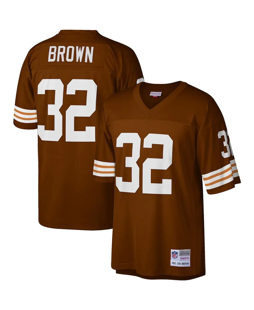 Men's Mitchell & Ness Jim Brown Cleveland Browns Legacy Replica Jersey