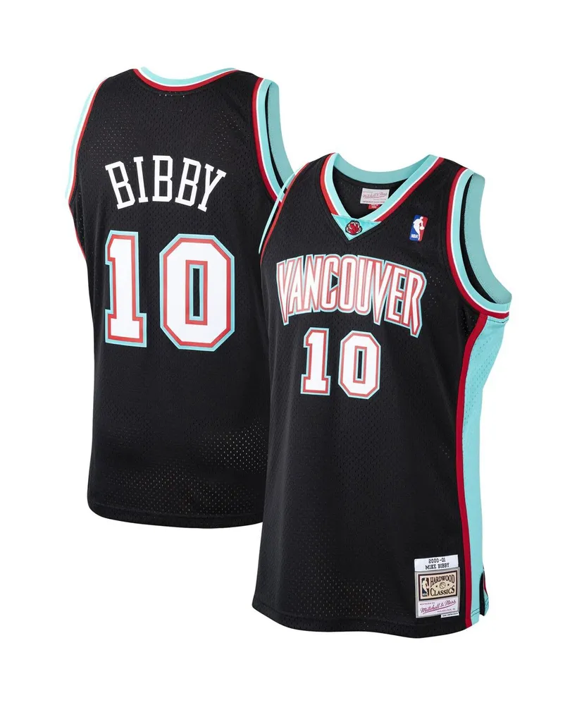 Mitchell & Ness Men's Mitchell & Ness Mike Bibby Mint Vancouver Grizzlies  1998/99 Swingman Sidewalk Sketch Jersey