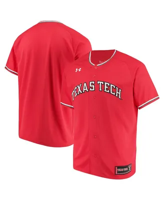 Under Armour Men's Texas Tech Red Raiders Performance Replica Baseball Jersey