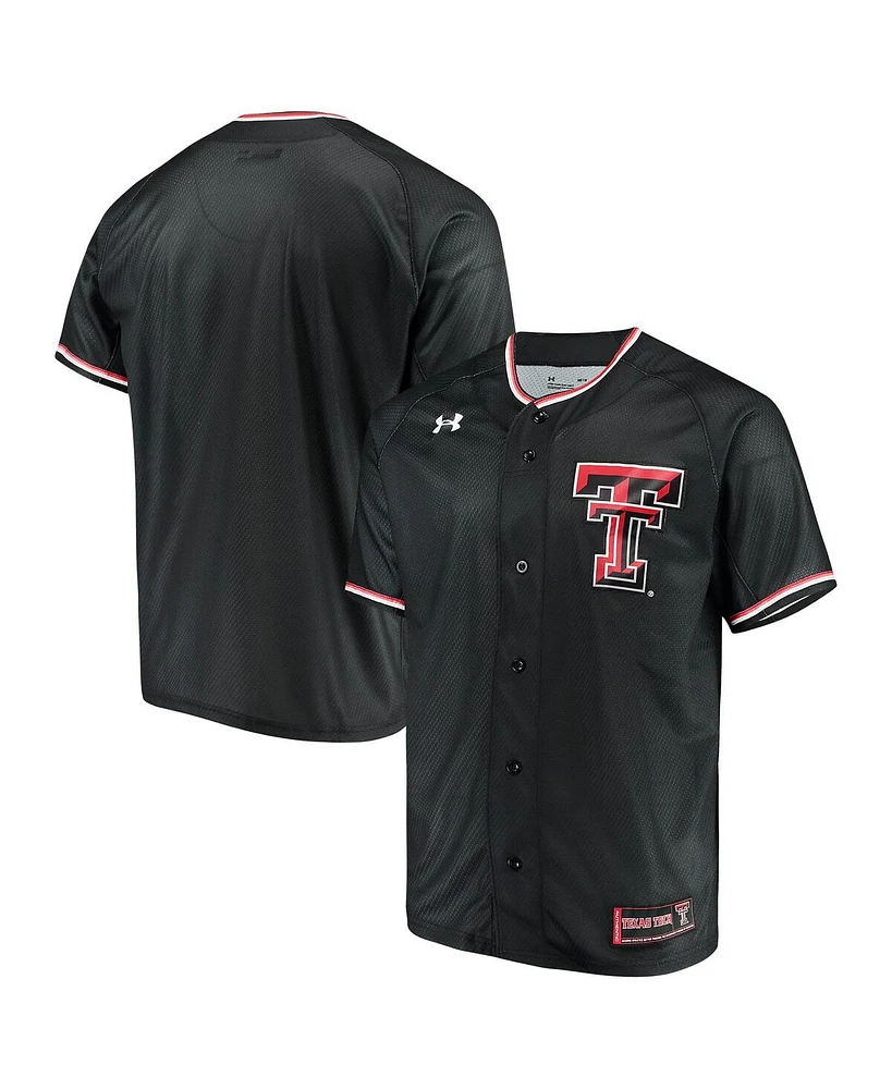 Under Armour Men's Texas Tech Red Raiders Performance Replica Baseball Jersey