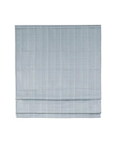 Madison Park Basketweave Room Darkening Cordless Roman Shade, Single Panel for Bedroom, Thermal Insulated Window Blind Treatment for Living Room, Widt