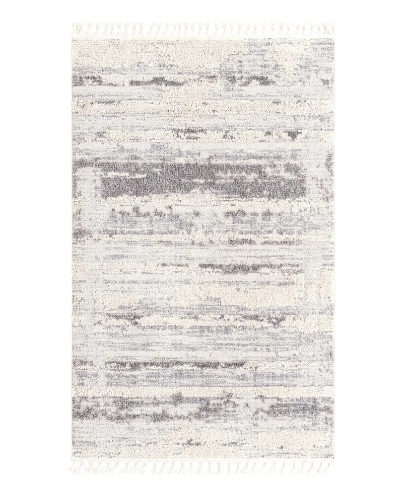 Bayshore Home High-Low Pile Upland UPL06 5'3" x 8' Area Rug