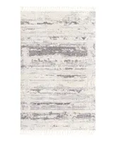 Bayshore Home High-Low Pile Upland UPL06 5'3" x 8' Area Rug