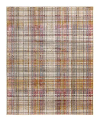 Closeout! Bayshore Home High-Low Pile Iyer IYE13 7'10" x 9'8" Area Rug