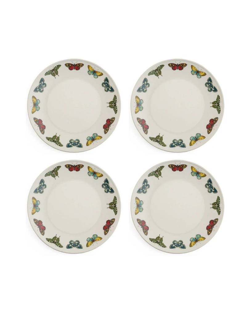 Portmeirion Botanic Garden Harmony Coupe Charger Plates, Set of 4