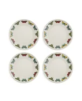 Portmeirion Botanic Garden Harmony Coupe Charger Plate, Set of 4