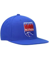 Men's Mitchell & Ness Blue Sacramento Kings Hardwood Classics Team Ground 2.0 Snapback Hat