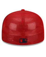 Men's New Era Red Washington Nationals 2022 Batting Practice 59FIFTY Fitted Hat