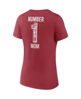 Women's Fanatics Cardinal Arizona Cardinals Team Mother's Day V-Neck T-shirt