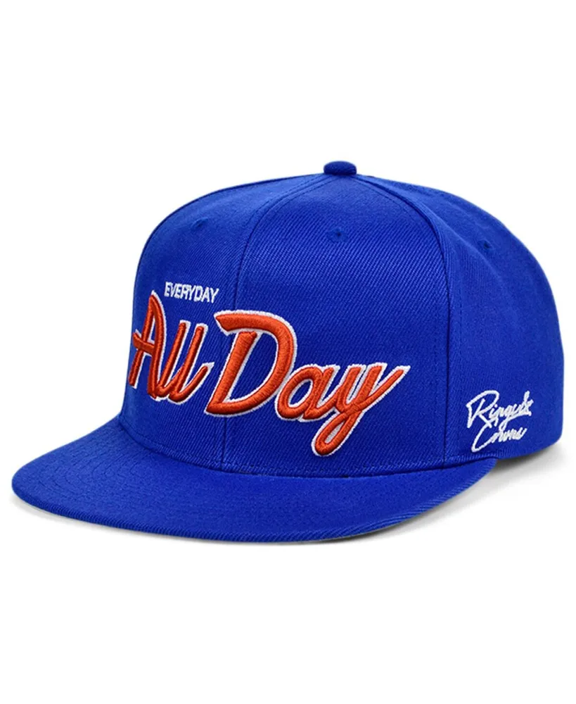 Men's Rings & Crwns Royal and Orange All Day Everyday Snapback Hat