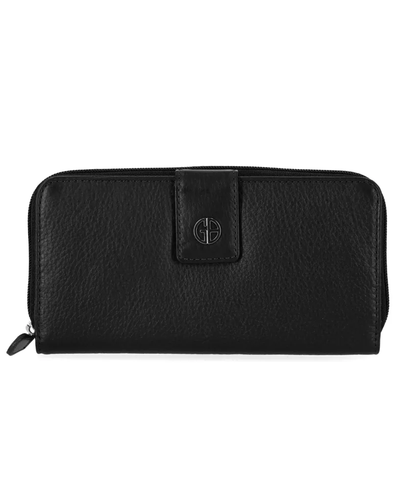 Giani Bernini Softy Leather Crossbody Wallet, Created for Macy's