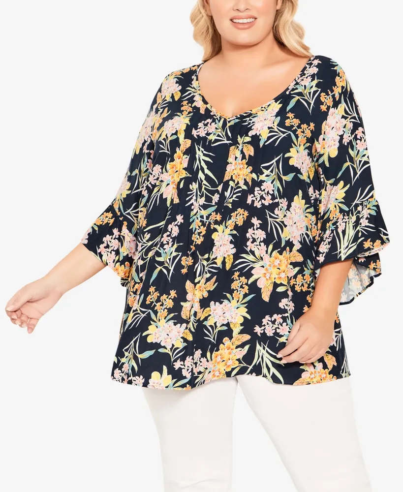 Plus Size Abby Pintuck Top