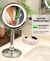 Ovente Lighted 3-in-1 Makeup Mirror Tabletop