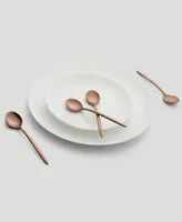 Cambridge Silversmiths Gaze Copper Mirror Demi Spoon Set, 4 Piece