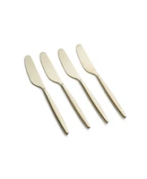 Cambridge Silversmiths Gaze Champagne Satin Spreaders Set, 4 Piece - Champagne Gold